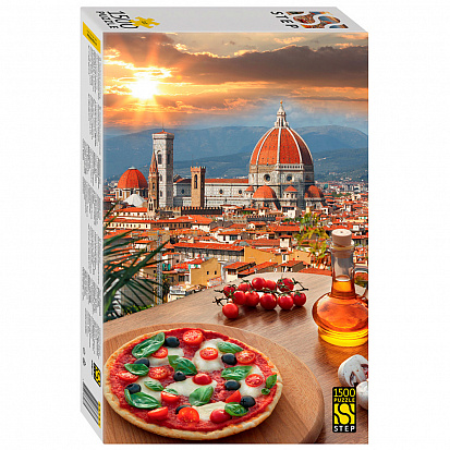 Фото товара 83087 Пазл 1500 Итальянская трапеза 83087 Степ /9/