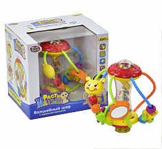 Б7350 Б7350 Развивающая игрушка Волшебный шар. Свет, звук, зеркальце. 16х16х15.5 см. PlaySmart.7350(