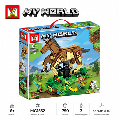 MG1552 Конструктор Minger My World: Летающая лошадь, 750 дет. (MG1552)