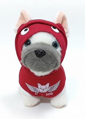 Фото товара Мягкая игрушка Собака мопс в одежде 5057