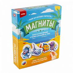 LORI М-075 Магниты из гипса "Морские жители"