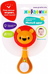 939859 Музыкальная игрушка "Львёнок": свет, музыка, звуки, батарейки 3xAG13