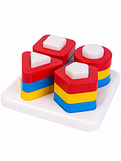 И-6762 Сортер-пирамидка Формы и цвета (ПЭТ) (Арт. И-6762)