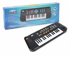 IT105310 Синтезатор "SONATA" с микрофоном и адаптером, руссиф.инструкция и панель.32 клавиши,3 ритма