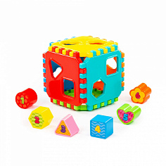 ПОЛЕ91642 Игрушка развивающая "Куб" (в сеточке)
