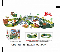 678 Трек гибкий "Дино" 192 дет.