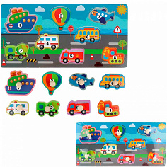 ИД-0187 Деревянная Рамка-вкладыш Транспорт-2 30x15x0,5 см ИД-0187