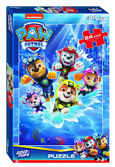 90111 Пазл Макси 24 Щенячий патруль. Аква 90111 Степ /12/