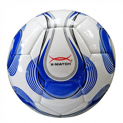 Фото 56416 Мяч футбольный X-Match, 2 слоя PVC, машин.обр., в ассорт.