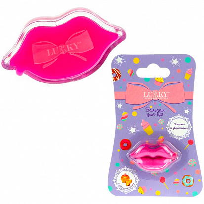 Фото товара Т22772 Бальзам для губ 1,5 г, цвет фуксия, с ароматом bubble-gum Т22772 Lukky