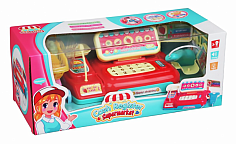 313-1 Игр. набор "Магазин", свет, звук, в компл. предметов 9 шт., эл.пит. ААх2шт не вх. в компл., ко