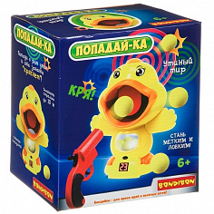 ВВ4457 Игровой набор "Попадай-ка" на батар., Bondibon с двумя пистолетами и мягкими шарами, ВОХ 20х1