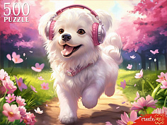 П500-0504 ПАЗЛЫ 500 элементов. ЩЕНОК НА ПРОГУЛКЕ (арт. П500-0504)