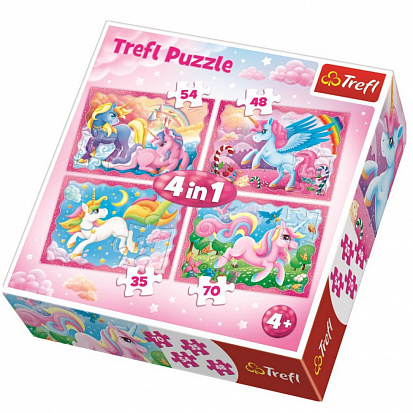 Фото товара Пазл Trefl 4 в 1 34321