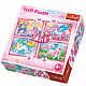 миниатюра Пазл Trefl 4 в 1 34321