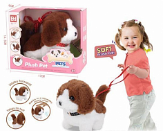 2316820 Игрушка на батарейках 8832-9 Собака на поводке в кор.