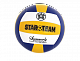 миниатюра 5471 Мяч волейбольный "STAR Team" двухслойный, цвета в ассорт. в/п диаметр 21 см.