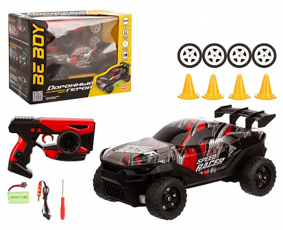 IT108406 Машинка на пульте р/у "BeBoy" с зарядным устройством USB, полный привод, 3 скорости, све фото
