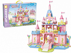 36 016 конструктор брик QMAN keeppley замок принцессы сказочный 676 дет.