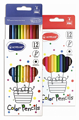 Набор цветных карандашей ACMELIAE шестигранные 12цв. в картонном футляре (9403-12) (1/12/144)