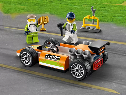 Фото 60322-L Конструктор LEGO CITY Great Vehicles Гоночный автомобиль
