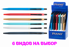 МС-PS-008 Ручка автомат Piano 008 синяя 0,7мм Elegant масл.основа