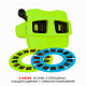 миниатюра ВВ5689 Очки 3D зелёные тм Bondibon, цветные cтереодиапозитивы 2 диска со слайдами космос и динозавры