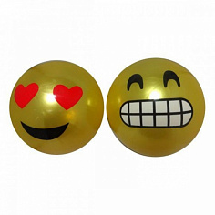 635912 Мяч детский 22 см, Смайлы, в ассорт.