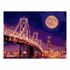 LORI Ам-006 Алмазная мозаика 30*40 см (частичное заполнение) "Неспящий мегаполис"