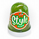 миниатюра LORI Сл-019 STYLE SLIME блестящий "Зеленый с ароматом яблока", 130мл.