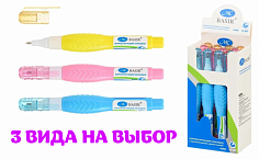 МС-5852 Корректор-ручка 4мл цветной корпус,металл.наконечник