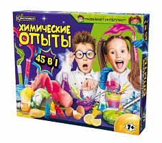 TG01-EX45-RU Набор опытов химия, 45-в-1 IQ Эксперимент