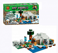 Г10811 Конструктор BELA Мой мир Иглу. 284 детали. 36.7х22х5.5 см.10811(36)