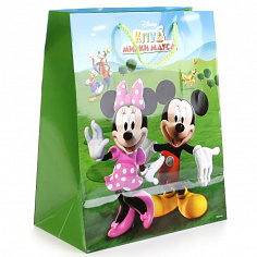 CLRBG-MM-02 ПАКЕТ ПОДАРОЧНЫЙ "ВЕСЕЛЫЙ ПРАЗДНИК" МИККИ МАУС 26Х32Х14СМ, БУМ., ГЛЯНЦЕВЫЙ В ПАК. УП-24Ш