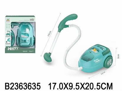 Фото товара 2363635 Игрушка для детей "Пылесос" свет. и звук. эффекты, в/к 17*9,5*20,5 см