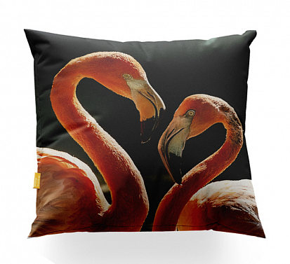 Фото товара МТ01070 Подушка декоративная "Фламинго" 30 см МТ01070