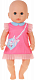 миниатюра 452182 Одежда для кукол 38-43см, платье "Зайка"