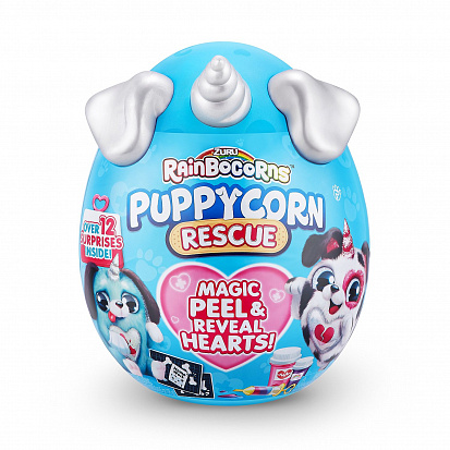 Фото товара 9261 Игровой набор Rainbocorns сюрприз в яйце Puppycorn Rescue в ассортименте