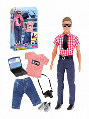8385a Игровой набор Defa Kevin "Стилист", в компл. кукла, 6 аксесс., коробка