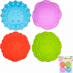 FCJ0918502 Набор тактильных резиновых игрушек Levatoys MK98-3A в пак.