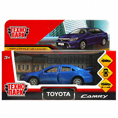 CAMRY-12-BU Машина металл TOYOTA CAMRY 12 см, двери, багаж, инерц. синий ,кор Технопарк