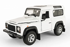 22498W Машинка WELLY 1:24 Land Rover Defender I, белый
