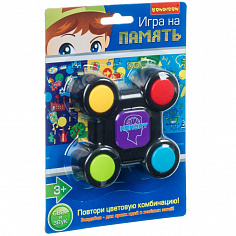 ВВ4421 Настольная семейная игра Bondibon "НА ПАМЯТЬ", CRD 18x12x3 см, арт.999-402/м.