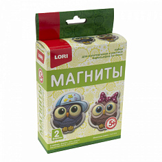 LORI Пз/Г-012 Магниты из гипса "Маленькие совята"