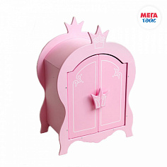 МТ 71020 Игрушка детская шкаф из коллекции Shining Crown. Цвет: розовое облако