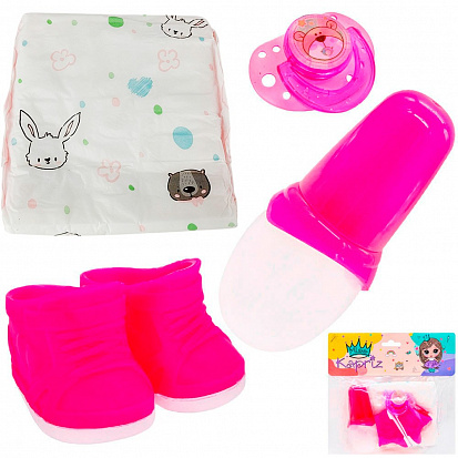 Фото товара FCJ0804945 Набор аксесс. для пупса Miss Kapriz MKPJ002 в пак.