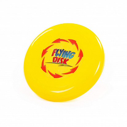 Фото ПОЛЕ90027 Летающая тарелка, 215 мм (жёлтая)