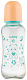 миниатюра LUBBY16031 Бутылочка для кормления с соской молочной"малыши и малышки" от0 мес.250мл.,стекло,силикон