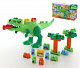 миниатюра ПОЛЕ67807 Набор "Динозавр" + конструктор (30 элементов) (в коробке)