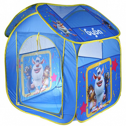Фото GFA-BUBA-R Палатка детская игровая "БУБА" 83х80х105см, в сумке ТМ "ИГРАЕМ ВМЕСТЕ"